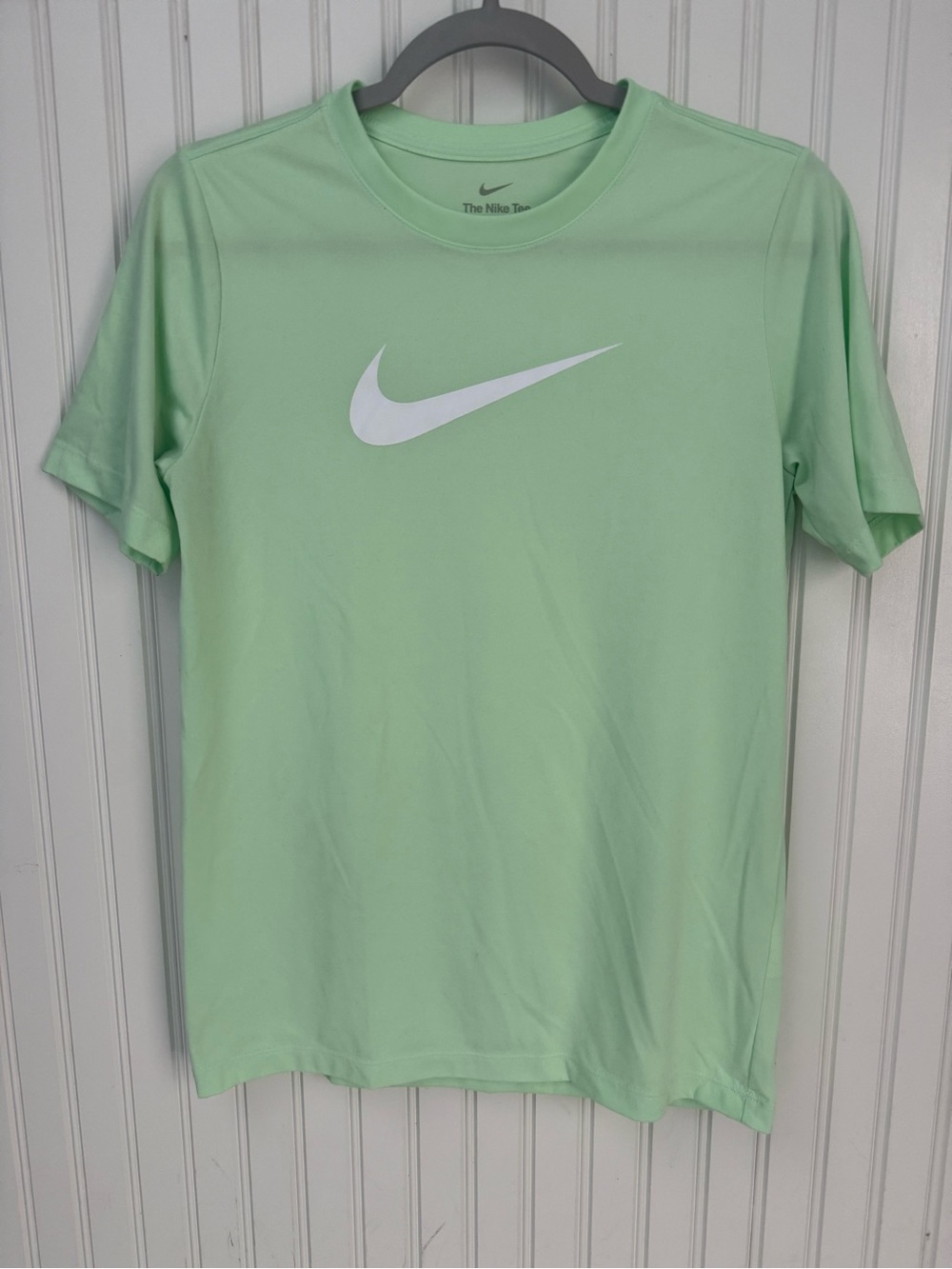 Nike Mint Green Short Sleeve Tee with White Swoosh